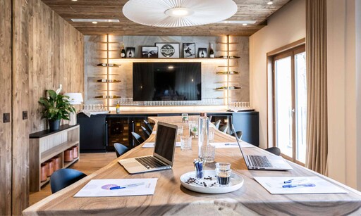 Hôtel Novotel Megève, réalisé avec Alpine Interiors