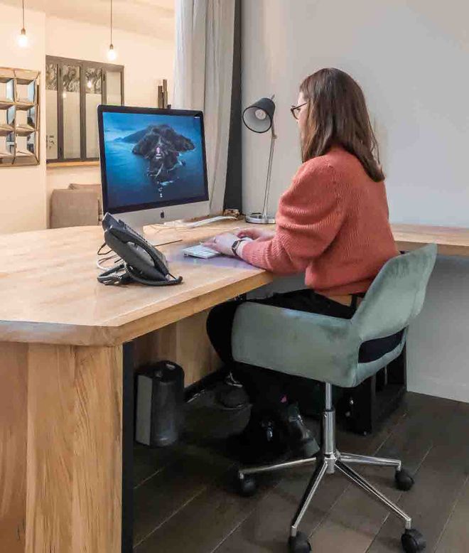 bureau en chêne massif 