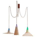 Pet Lamp Chili Cable Luminaire Artisanal Recuperation Design Style Decoration