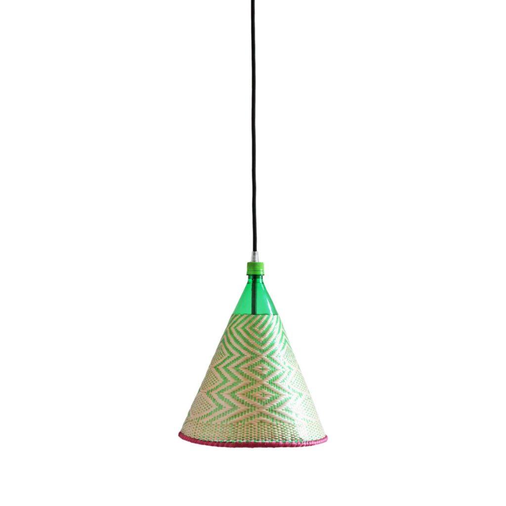 Pet Lamp Colombie Luminaire Artisanal Recuperation Design Style Decoration Personnalisation