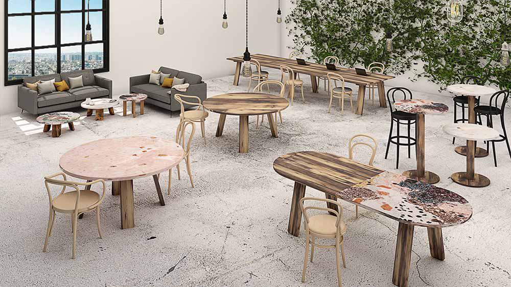 Tables Stellar : notre déclaration d'amour au terrazzo