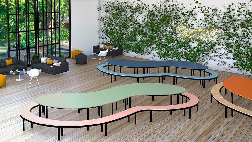 Collection Mobspace : des tables monumentales ultra modulables
