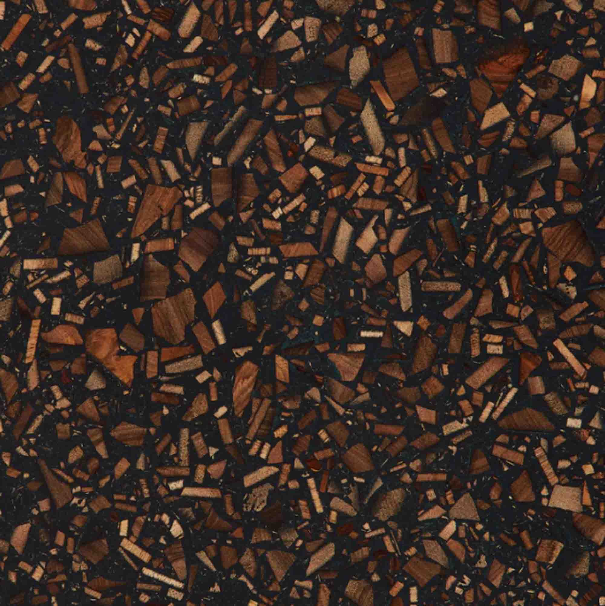 Terrazzo de bois Noyer anthracite 