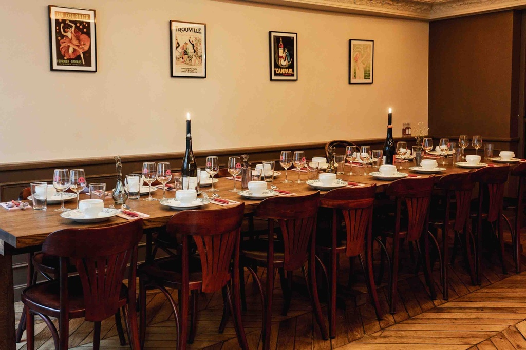 Tables de convivialité en chêne massif