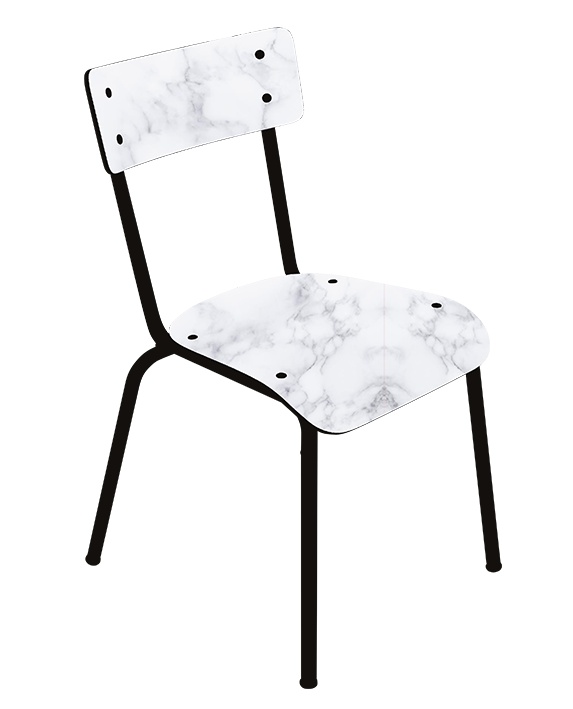 Chaise Suzie Unie Pieds Noir 2