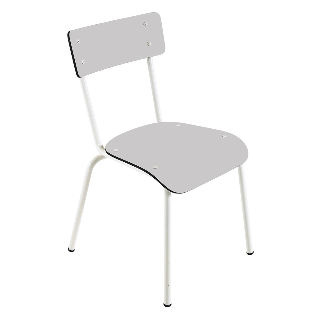 Chaise Suzie Unie Pieds Blanc 4