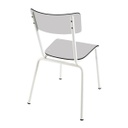 Chaise Suzie Unie Pieds Blanc 5