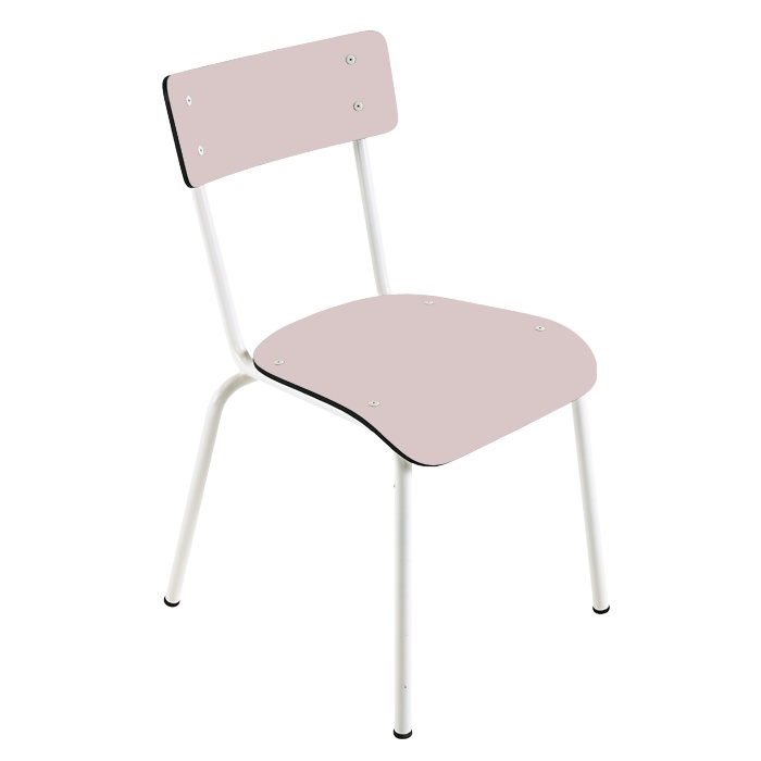 Chaise Suzie Unie Pieds Blanc 25