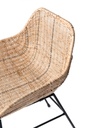 Fauteuil Gavella Natural Métal Rotin 2