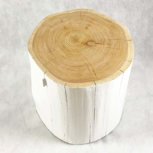 Table Agathe rondin de bois 1