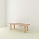 Table Cassis pieds scandicarrés bois 1