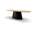 Table Forme langue de chat en chêne massif pied Icone 1