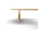 Table Forme ovale danois en chêne massif pieds bois Bel Air 2