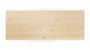 Table Forme rectangle en chêne massif pieds bois Bel Air 1