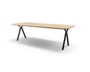 Table Forme rectangle en chêne massif pieds Lazare 1