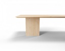 Table Forme rectangle en chêne massif pieds Cléo 1