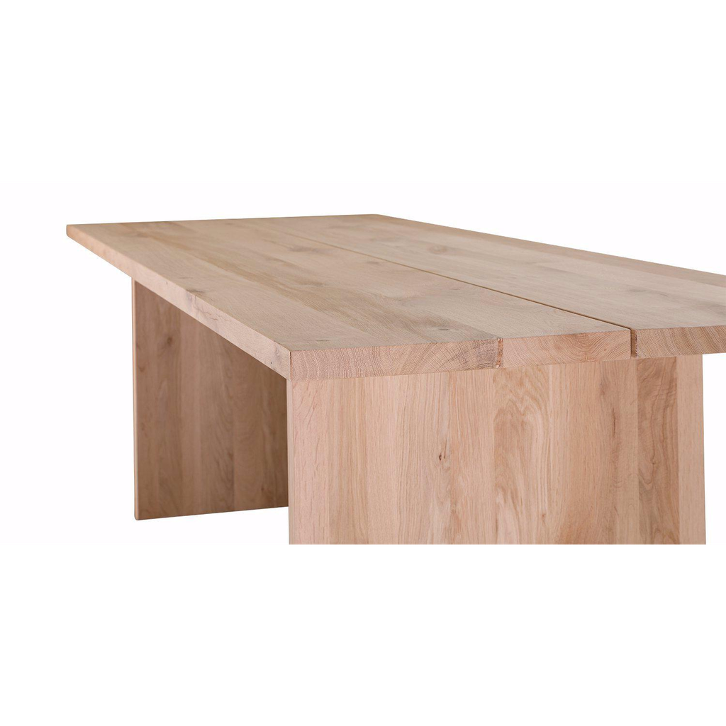 Table Ajaccio pieds scandicarrés bois 3