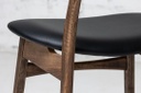 Chaise artisanale Scandinave avec assise tapissée 4