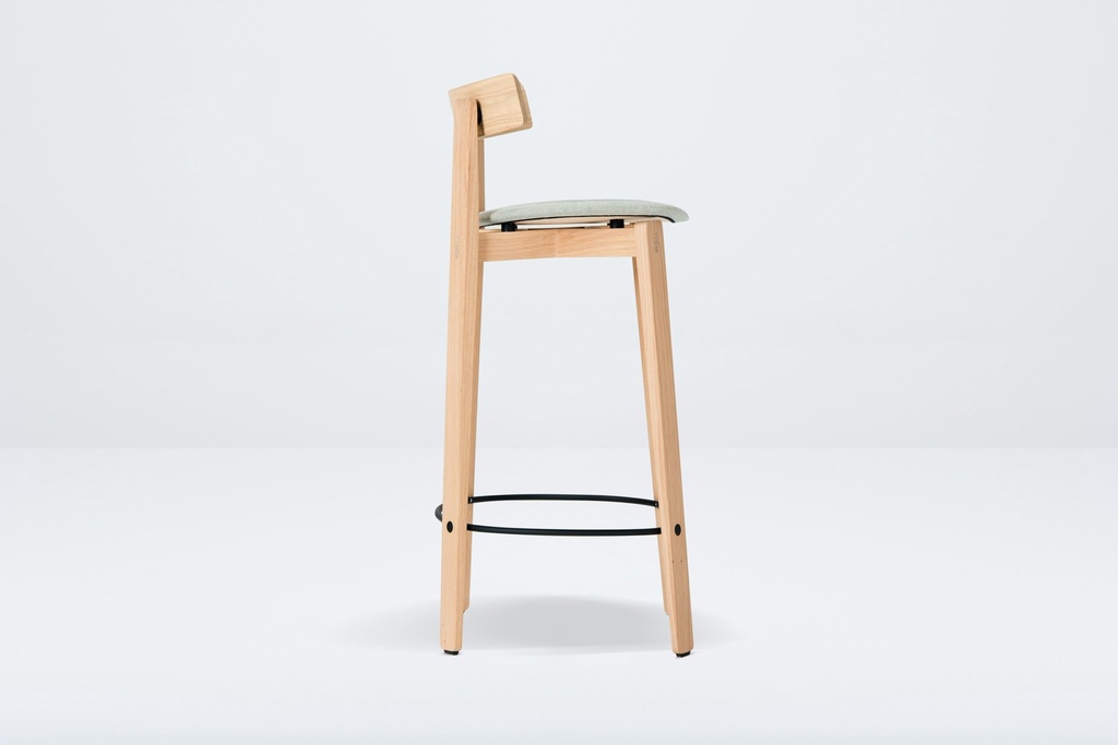 Tabouret haut NORA avec dossier 2