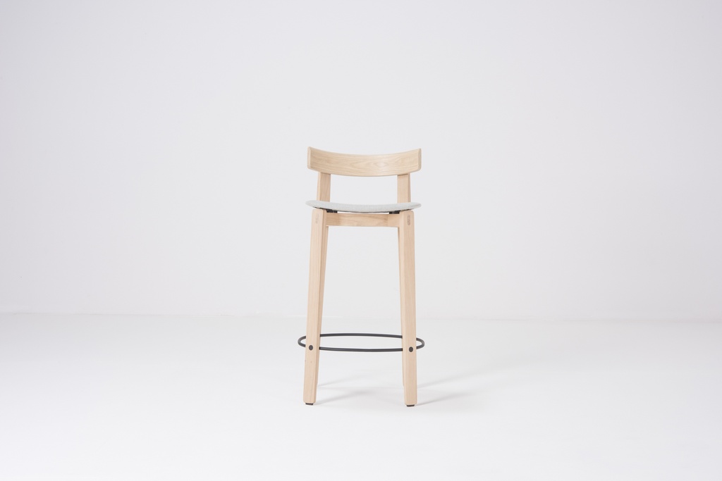 Tabouret haut NORA avec dossier 4