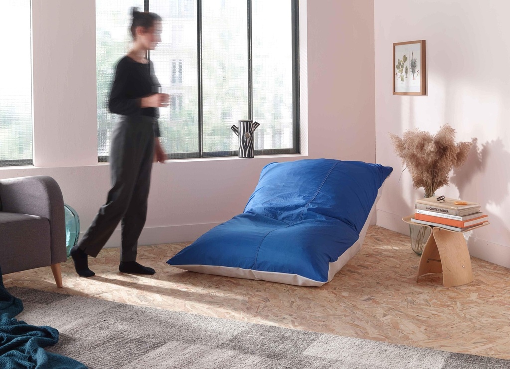 Pouf MONTGOLFIERE Petit Bleu 1