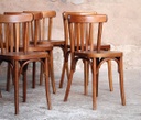 Chaise bistrot en bois 2