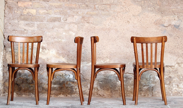 Chaise bistrot en bois 3
