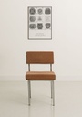 Chaise de bureau avec structure en acier chromé 1
