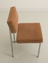 Chaise de bureau avec structure en acier chromé 3