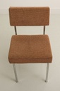 Chaise de bureau avec structure en acier chromé 4