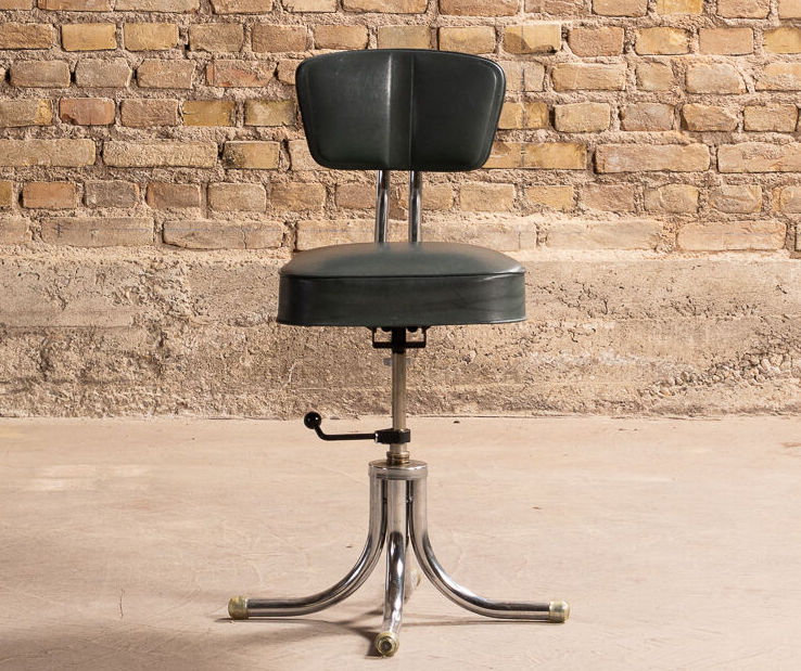 Chaise Vintage Rembourrée industrielle 2