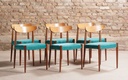 Chaise Scandinave relookée / tapissée 1