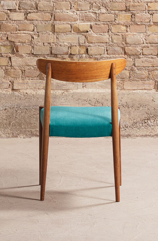 Chaise Scandinave relookée / tapissée 4