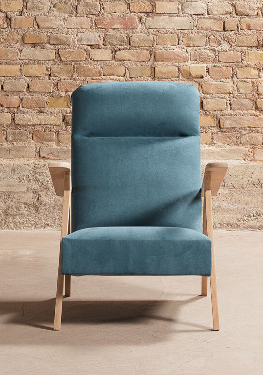 Fauteuil Scandinave rembourré 1