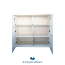 Armoire Mi-Haute Blanche 1
