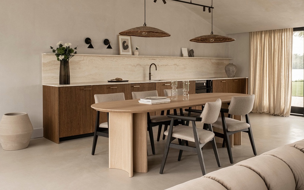 Table Amsterdam en chêne massif 2