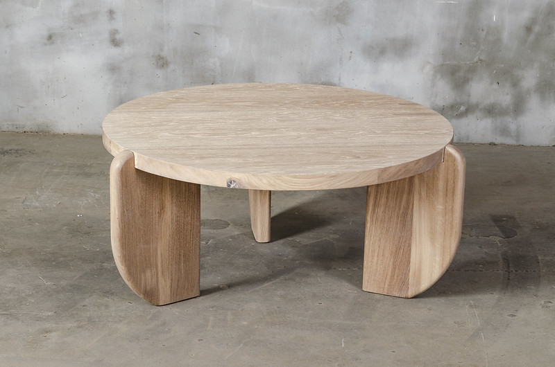 Table basse Sabi en chêne massif 8