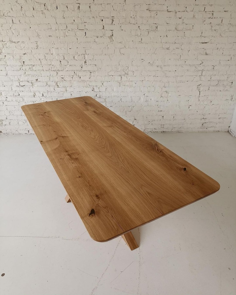 Table Mathilde en chêne massif 2