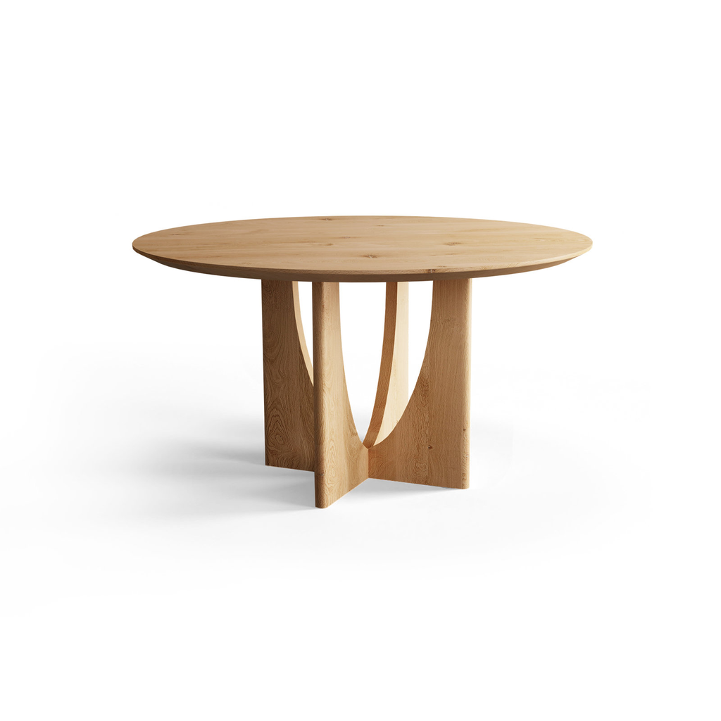 Table ronde Sydney en chêne massif 4
