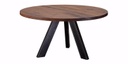 Table Bonifacio ronde pieds trepied 1