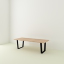 Table Cassis pieds V 1