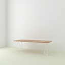 Table Cassis pieds W épingle 2