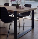 Table Cassis pieds contemporains 2