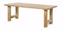 Table Cassis pieds H bois 1