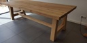 Table Cassis pieds H bois 4