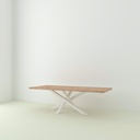 Table Cassis pieds mikado 1