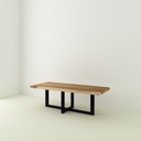 Table Java suar pieds W droit 1