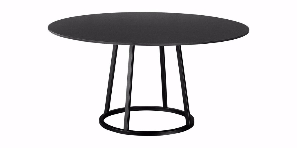 Table Meryl ronde pieds O rond 2