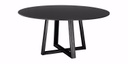 Table Meryl ronde pieds W 1