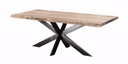 Table Paloma chêne live edge pieds XX 1